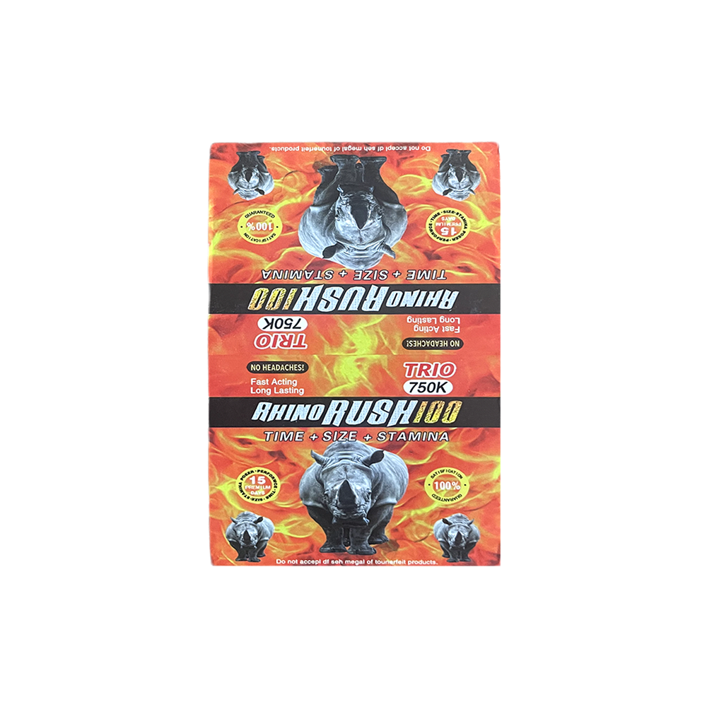Rehino rush trio 750K  24 capsules