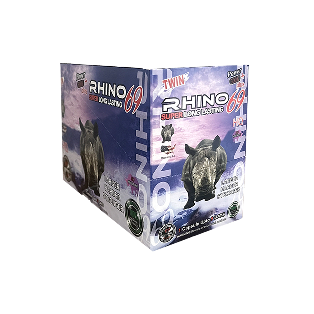 Rehino twin 69 -500k Super Long Lasting 24 capsules